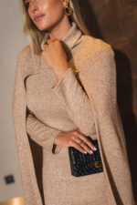 VESTIDO DE MALHA COM CAPA SOBREPOSTA MISS YOU - Image 7