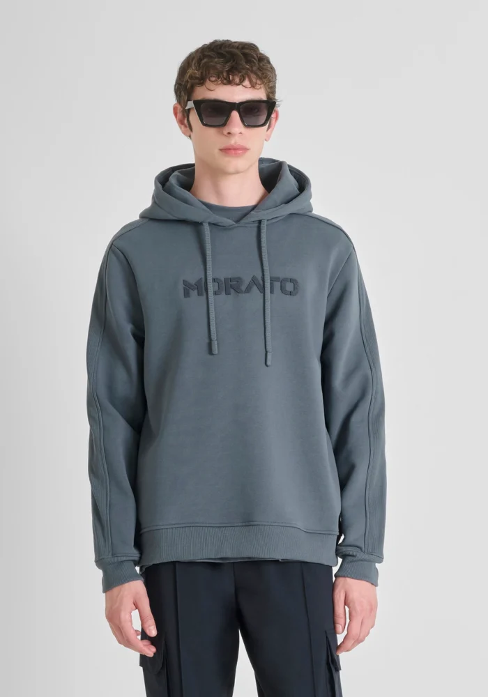 SWEATSHIRT COM CAPUZ AZUL ANTONY MORATO - Image 1
