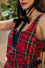 VESTIDO CURTO XADREZ COM CINTO DIXIE - Image 5
