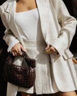 BLAZER BEGE EM TECIDO TEXTURIZADO GOA GOA - Image 4