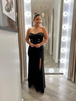 VESTIDO SMOKING SEREIA PRETO RINASCIMENTO