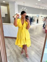 VESTIDO AMARELO ASIMÉTRICO MISS YOU