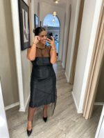 VESTIDO MIDI TRANSPARENTE DIXIE