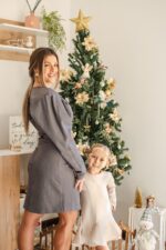 VESTIDO CINZENTO COM OMBROS ESTRUTURADOS MISS YOU - Image 3