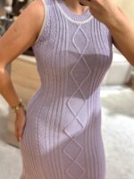 VESTIDO LILÁS EM MALHA SAHOCO - Image 3