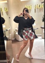 BLUSA PRETA FLUÍDA SAHOCO