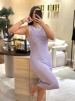 VESTIDO LILÁS EM MALHA SAHOCO - Image 2