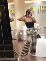 CALÇA COM PADRÃO ÁS RISCAS ELEH - Image 2