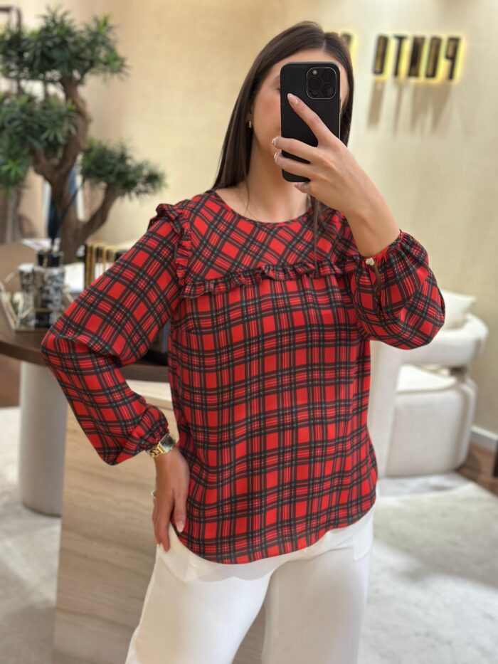 BLUSA XADREZ SILVINA CAMPOS - Image 4