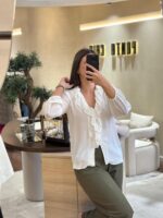 BLUSA BRANCA COM FOLHO MISS YOU - Image 2
