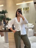 BLUSA BRANCA COM FOLHO MISS YOU - Image 3
