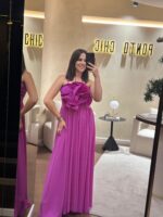 VESTIDO ROSA FLOR MAXI DIXIE