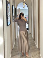 VESTIDO MIDI CINZA IMPERIAL - Image 2