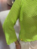 CAMISOLA EM MALHA REDE VERDE MISS YOU - Image 3