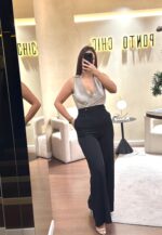 MACACÃO BICOLOR MISS YOU COM DECOTE CRUZADO - Image 2