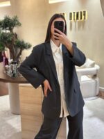 BLAZER CINZENTO COM CAMISA INCORPORADA ELEH - Image 4