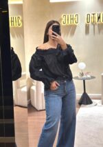 BLUSA PRETA TRANSPARENTE ELEH - Image 2