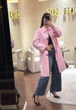 CASACO ROSA OVERSIZED COM BOTÕES IMPERIAL