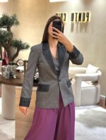 BLAZER CINZA COM RENDA E NAPA RINASCIMENTO