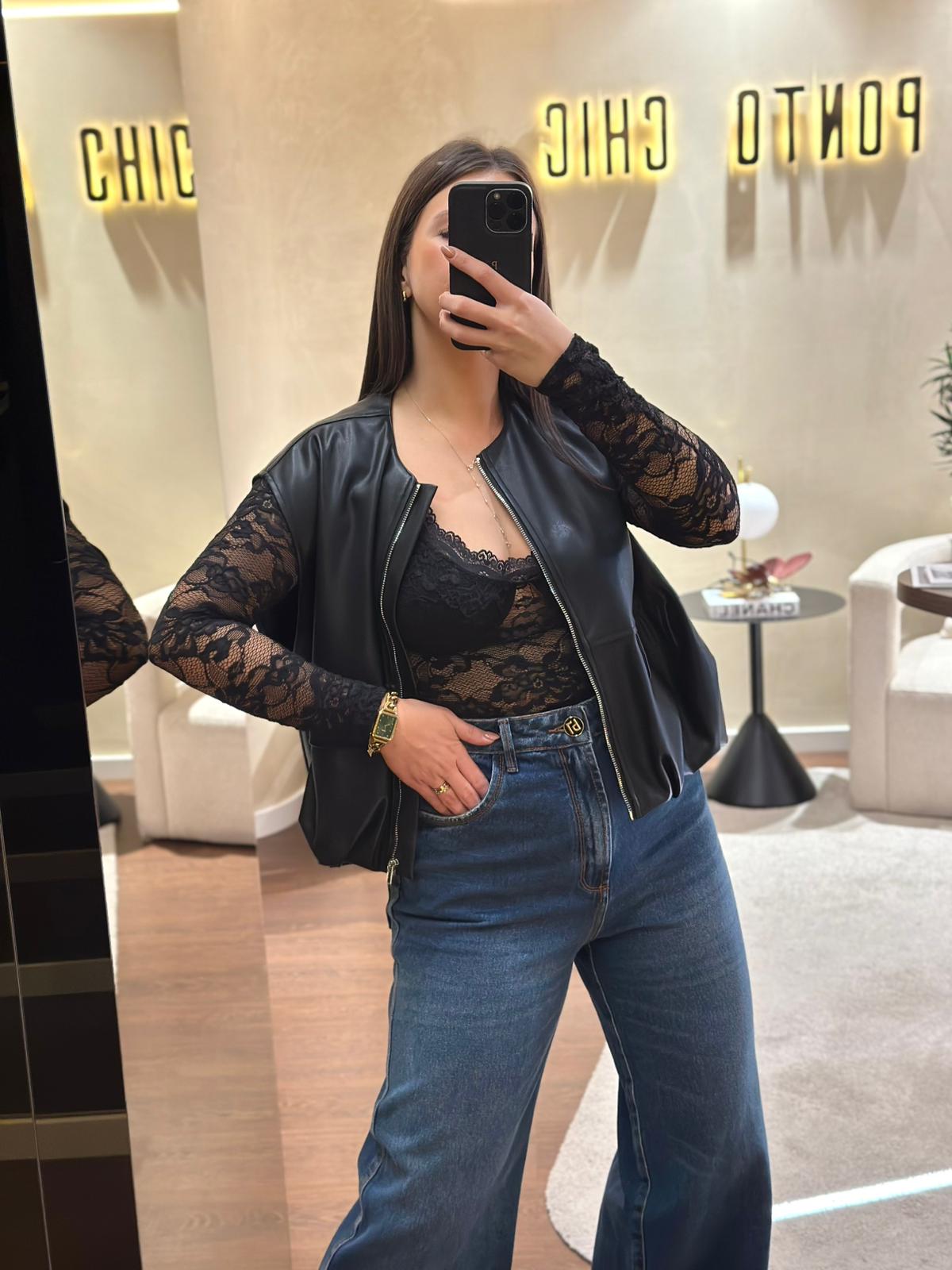 WhatsApp Image 2025-10-27 at 18.48.05 COLETE COURO PRETO ELEH - Image 1