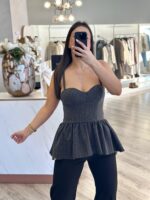 TOP CORSET CINZA MISS YOU - Image 2