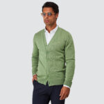 CARDIGAN COM BOTÕES VERDE MATCHA ZOLF