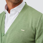 CARDIGAN COM BOTÕES VERDE MATCHA ZOLF - Image 2