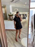 CAMISA EM GANGA COM BOTÕES DOURADOS PONTO CHIC - Image 3