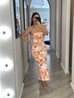 VESTIDO MIDI BRANCO COM ESTAMPA TROPICAL LANÇA PERFUME - Image 4