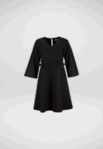 VESTIDO PRETO COM BRILHANTES SILVINA CAMPOS