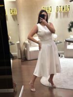 VESTIDO EVASÉ BEGE RINASCIMENTO - Image 2