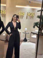 BODY PRETO COM DETALHE DOURADO DE CINTO PONTO CHIC - Image 2