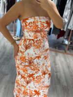 VESTIDO MIDI BRANCO COM ESTAMPA TROPICAL LANÇA PERFUME - Image 3