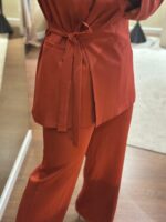CONJUNTO BLAZER E CALÇA TERRACOTA PONTO CHIC - Image 5