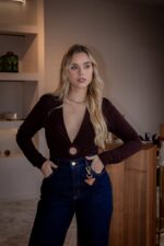 BODY CASTANHO COM DETALHE DE ARGOLA IMPERIAL - Image 2