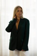 BLAZER VERDE ESCURO GAELLE PARIS - Image 3
