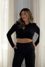 TOP PRETO DRAPEADO ELEH - Image 3