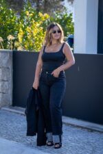 BODY PRETO DE ALÇAS PONTO CHIC