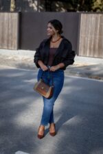 CASACO CURTO MILITAR PRETO PONTO CHIC - Image 3