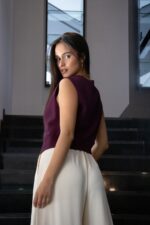 CALÇA BEGE COM PREGAS IMPERIAL - Image 4