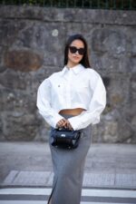 CAMISA BRANCA CROPPED ELEH