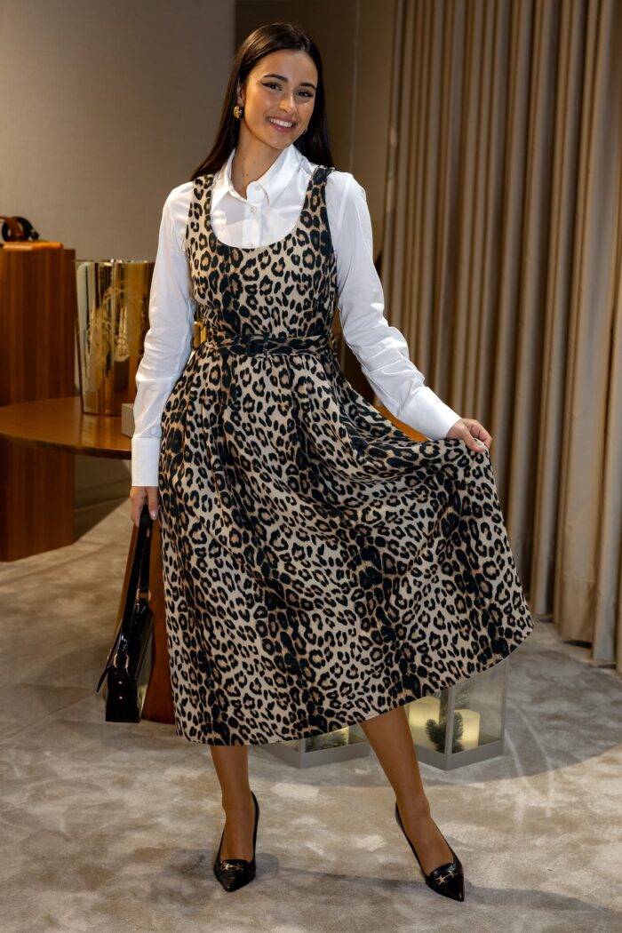 VESTIDO ANIMAL PRINT COM CINTO RiNASCIMENTO - Image 2