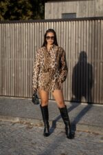 CONJUNTO ANIMAL PRINT LEOPARDO PONTO CHIC