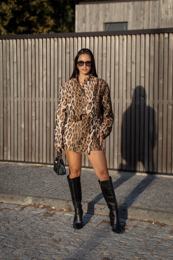 CONJUNTO ANIMAL PRINT LEOPARDO PONTO CHIC - Image 1