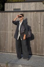 CALÇAS PANTALONA CINZENTAS DE ALFAIATARIA ELEH - Image 2