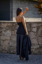 VESTIDO PRETO CAI-CAI COM SOBREPOSIÇÃO IMPERIAL - Image 4