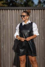 VESTIDO PRETO POLIPELE PONTO CHIC - Image 3