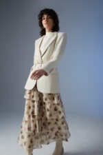 BLAZER BEGE EM TECIDO TEXTURIZADO GOA GOA - Image 3