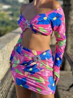 TOP CURTO COM ESTAMPA FLORAL LANÇA PERFUME - Image 5