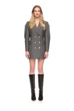BLAZER VESTIDO CINZA SAHOCO
